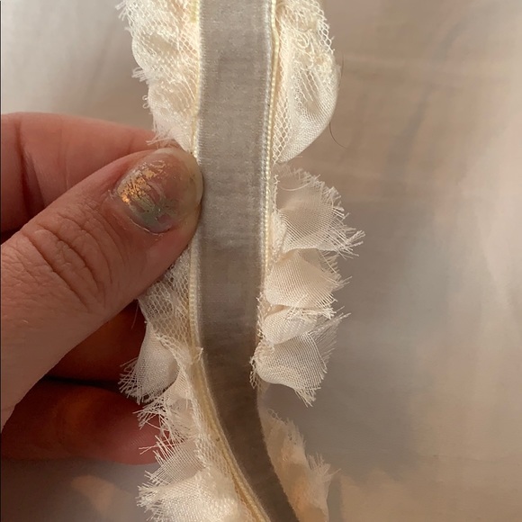 cream rose headband - Picture 3 of 3